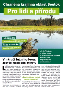 Noviny CHKO Soutok: Pro lidi a přírodu