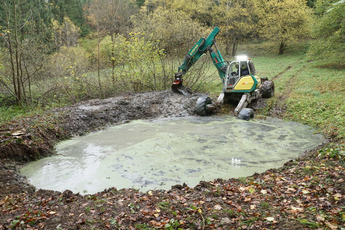 Obnova tůně Slovačica - Huslenky